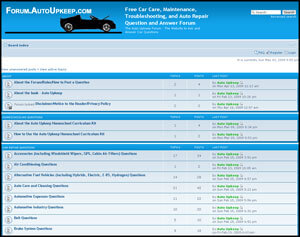 Forum.AutoUpkeep.com